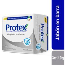 Jabón PROTEX limpieza profunda 3 unds x110 g c/u