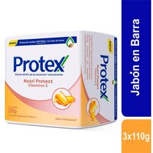 Jabón PROTEX vitamina E 3 unds x110 g c/u