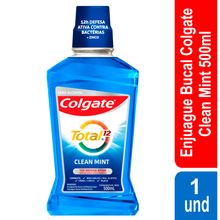 Enjuague bucal COLGATE plax clean mint x500 ml