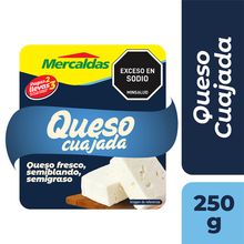 Queso cuajada MERCALDAS x250 g 2x3