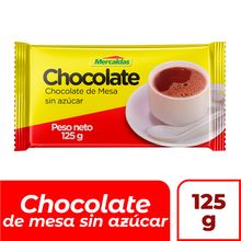 Chocolate MERCALDAS x125 g 2x3