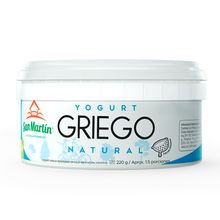 Yogurt SAN MARTÍN griego natural x220 g