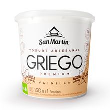 Yogurt griego SAN MARTÍN vainilla x150 g