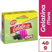 Gelatina MERCALDAS mora x40 g 2x3