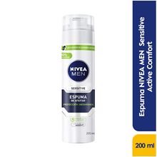 Espuma para afeitar NIVEA men sensitive x200 ml