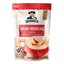 Avena QUAKER hojuelas manzana/canela x300 g