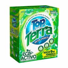 Detergente TOP TERRA ecológico bosque tropical caja x2000 g