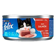 Alimento para gato FELIX paté salmón x156 g