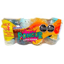 Bebida láctea pomgur NORMANDY 4 unidades x132 g