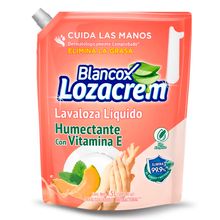 Lavaplatos liquido BLANCOX lozacrem humectante con vitamina E x1500 ml