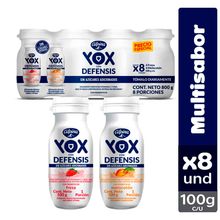 Yogur yox ALPINA multisabores sin azucar 8 unds x100 g c/u