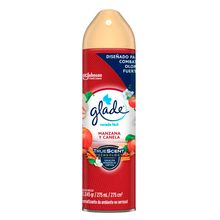 Ambientador GLADE aerosol manzana canela x275 ml