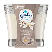 Ambientador GLADE vela abrazos vainilla x96 g