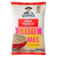Avena QUAKER hojuelas extra contenido x1100 g