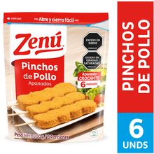 Pincho ZENÚ pollo apanado x300 g