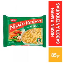 Sopa instantanea NISSIN RAMEN verduras x85 g