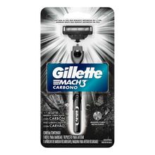 Máquina de afeitar GILLETTE mach3 carbono
