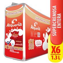 Leche ALQUERÍA supercrem 6 unds x1300 ml