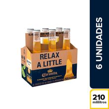 Cerveza CORONITA 6 unds x210 ml c/u