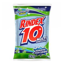 Detergente RINDEX 10 limón y bicarbonato x2000 g