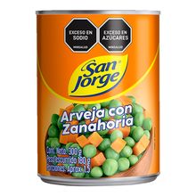 Arveja SAN JORGE con zanahoria x180 g