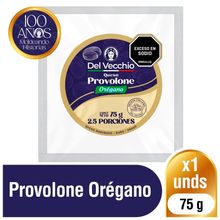 Queso DEL VECCHIO italiano con oregano rodaja x75 g