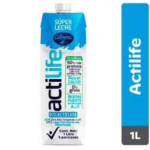 Leche ALPINA actilife deslactosada x1000 ml