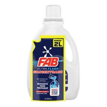 Detergente líquido FAB concentrado x330 ml + botella x2000 ml