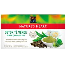 Té NATURES HEART super green detox x20 sobres