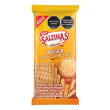 Galletas SALTINAS integral queso parmesano 9 unds x24,5 g c/u