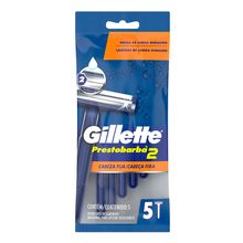 Maquina de afeitar GILLETTE prestobarba2 x5 unds