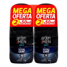 Desodorante ARDEN FOR MEN roll on once 2 unds x50 ml c/u