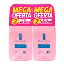 Desodorante ELIZABETH ARDEN roll on blue 2 unds x50 ml c/u