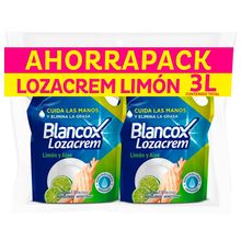 Oferta lavaplatos líquido BLANCOX lozacrem aloe 2 unds x1500 ml c/u