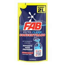 Detergente líquido FAB concentrado x330 ml