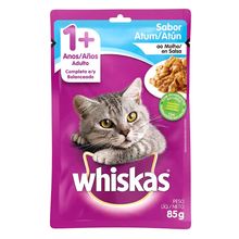 Alimento húmedo para gato WHISKAS adulto sabor atún x85 g