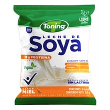 Leche de soya TONING sabor miel x250 g