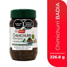 Chimichurri BADIA aceite oliva x226,8 g