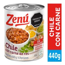 Chile ZENÚ con carne x440 g