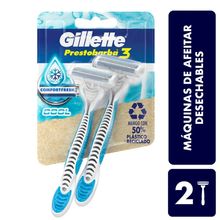 Máquina para afeitar GILLETTE prestobarba 3 cool x2 unds