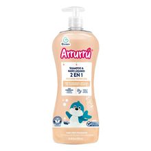 Shampoo & baño liquido  ARRURRÚ 2en1 delicada nutrición x750 ml