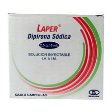 Laper BLASKOV 2,5mg/5ml solución inyectable x5 ampollas