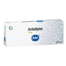 Amlodipino MK 10mg x30 tabletas