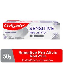 Crema dental COLGATE sensitive real white x50 ml