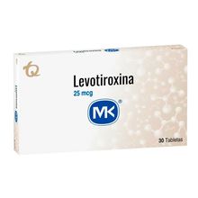 Levotiroxina MK 25mg x30 tabletas
