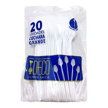 Cuchara desechable DECO grande x20 unds