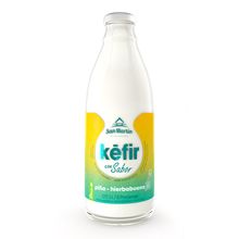 Yogurt griego SAN MARTÍN kefir piña hierbabuena x1000 ml
