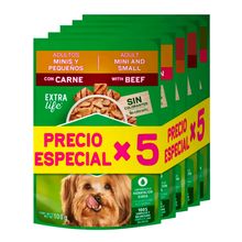 Alimento húmedo para perro DOG CHOW surtido 5 unds x100 g c/u