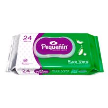 Pañitos húmedos PEQUEÑIN aloe vera x24 unds