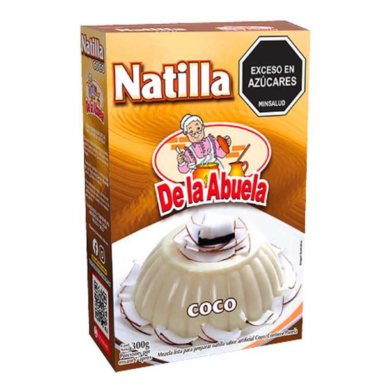 Natilla De La Abuela Sabor A Coco X300 G 